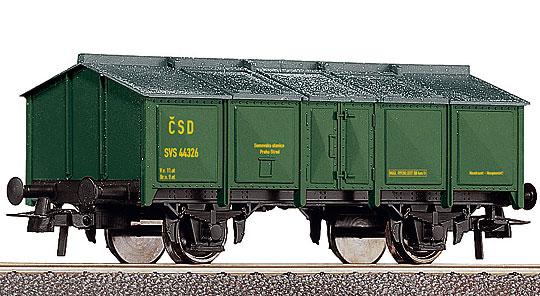 Hinged lid car<br /><a href='images/pictures/Roco/56081.jpg' target='_blank'>Full size image</a>